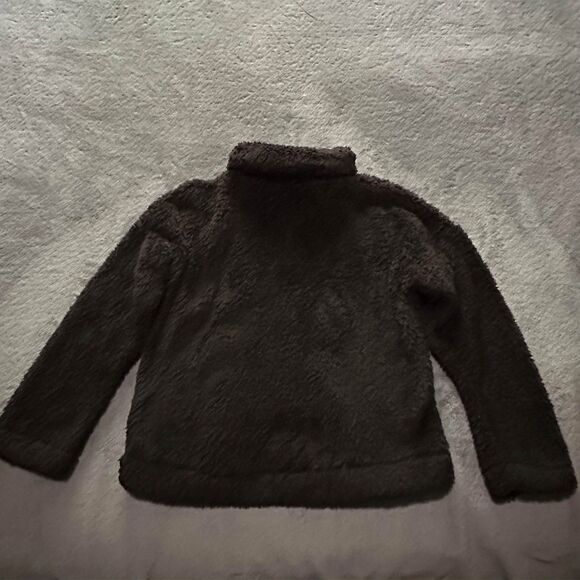 NEW Women’s Tommy Hilfiger Cozy Black Sherpa Fleece Bomber Jacket - Picture 7 of 7